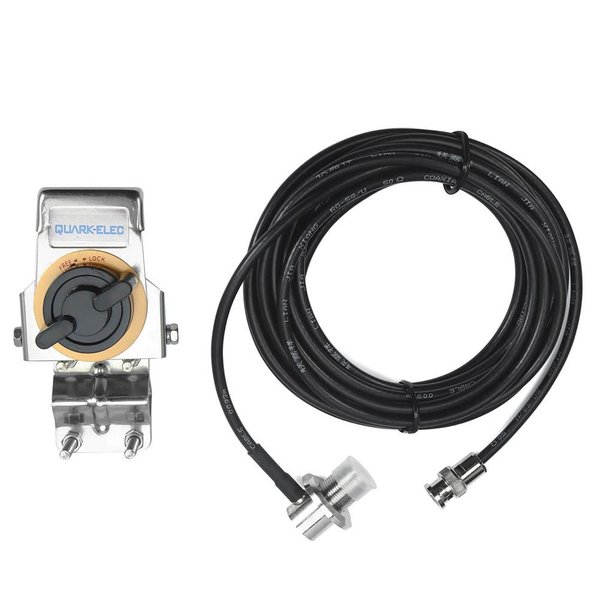 Quark-Elec AS02 AIS/VHF Antenne met kabel en rvs railmount