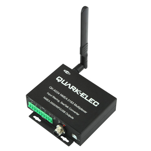 Quark-Elec A034-B NMEA 2000 Bi-Dir WiFi Multiplexer with SeaTalk and NMEA0183 output