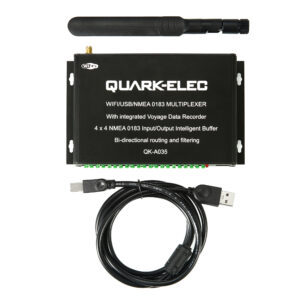 New: Quark-Elec A035 NMEA 0183 4×4 multiplexer with SeaTalk converter + integrated voyage data