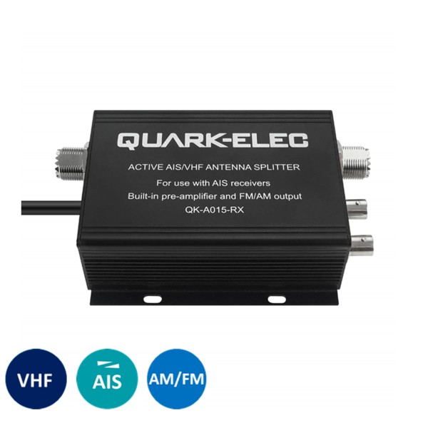 Quark-Elec A015RX Active VHF Splitter (voor AIS receivers)