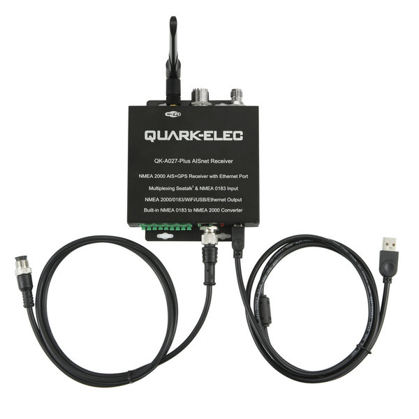 Zomerdeal: Quark-Elec A27-Plus NMEA(2000) AIS-GPS multiplexer met N2K converter + WiFi + LAN